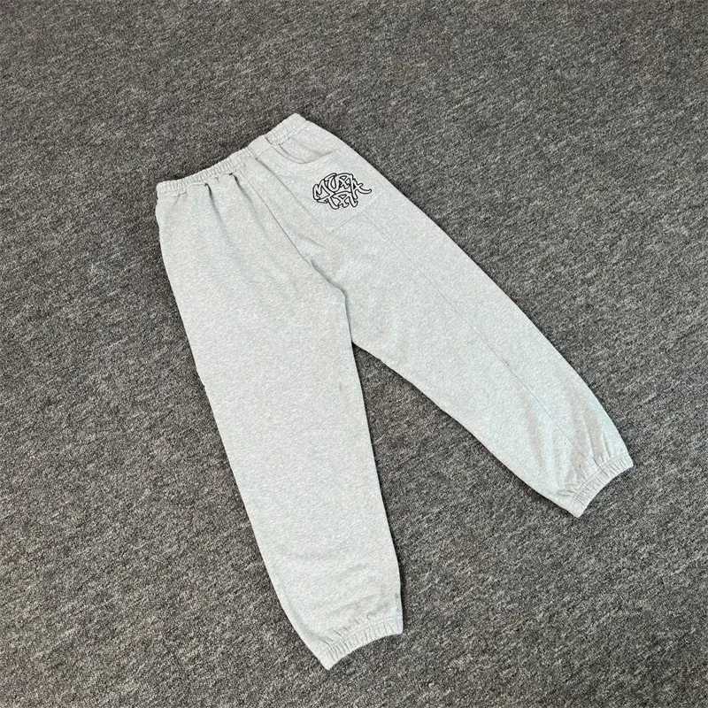 Oversized Mertra Embroidery Pants Men Women Pure Cotton Casual Trousers Jogger Drawstring Sweatpants X251010