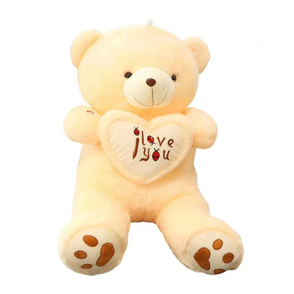 50cm Luminous Creative Light Up LED Teddy Bear Stuffed Animals Plush Toy Colorful Glowing Teddy Bear Christmas Gift for Kid 251009