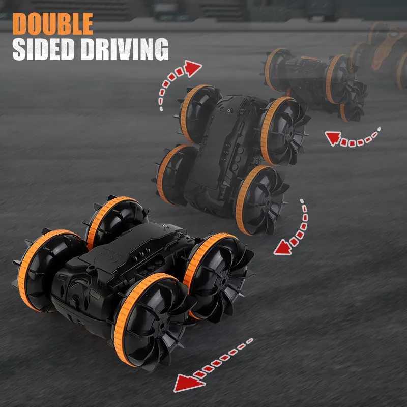 Stunt Car Amphibiou AllTerrain 360 Flip Waterproof Remote Control Vehicle Beach Pool Toy for Boy Girl Kids Outdoor GiftsT251010