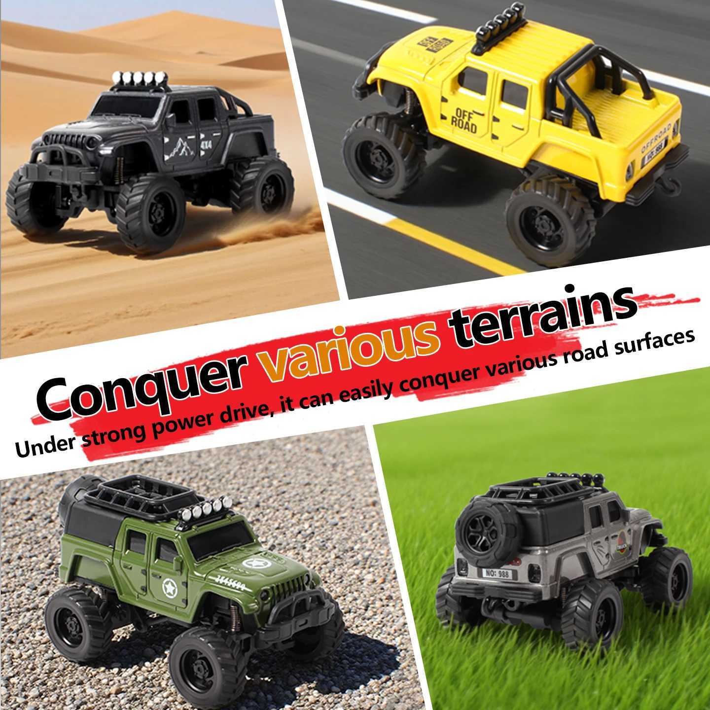 SENNIXIONG 164 MINI Alloy RC OffRoad Car All Terrain Vehicle RTR Speed Drift SUV Climbing Truck Toy for Children Holiday GiftT251010