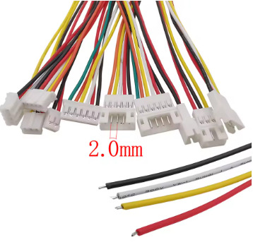 5Pair 1.25mm 2.0mm 2.54mm Pitch Mini JST PH XH SM Male Female Plug Socket Terminal Wires Cables Connector 2/3/4/5/6 Pin