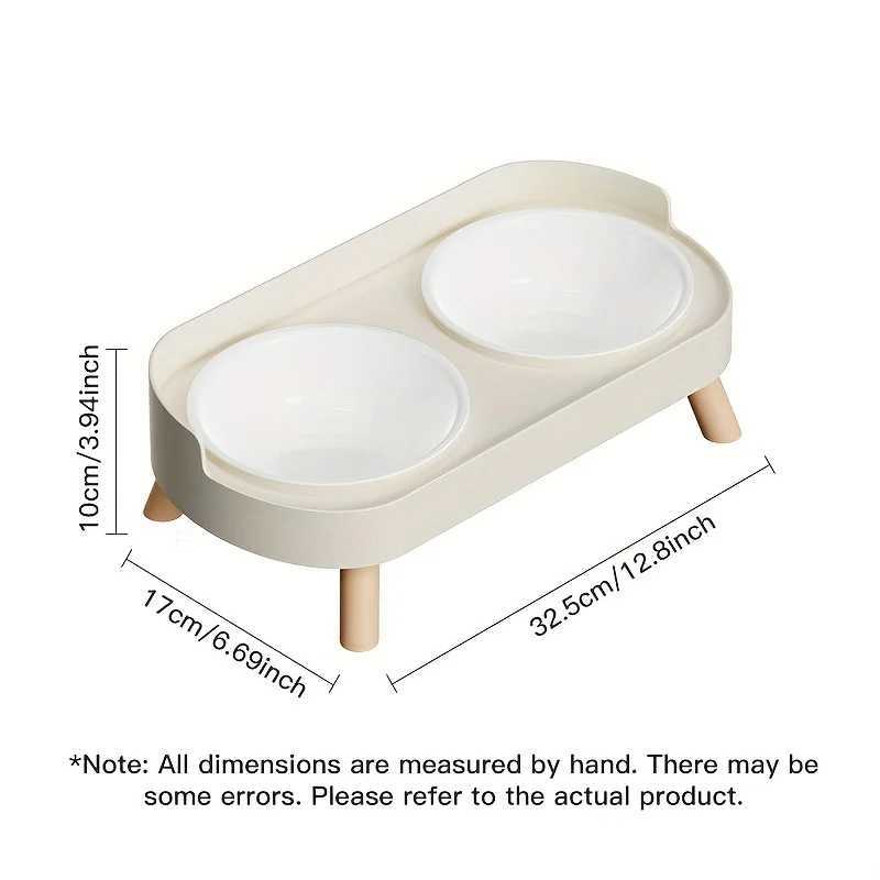 Newly Arrived Elevated Double Bowl Feeder for Cats And Dogs Featuring a Water And Feeding Integration Design C251009