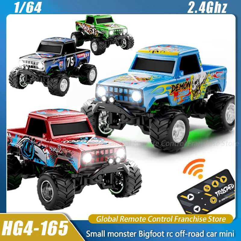 Small Monster 164 RC Car Mini 24Ghz Graffiti Design Remote Control Drift Car HighSpeed Offroad Climbing Cars Childrens ToysT251010