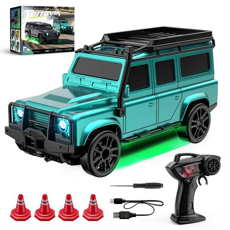 164 RC Car 24G 4WD Full Proportional High speed Drift RC Car Four Wheel Drive Radio Controlled Mini Tabletop Car Boy Toy GiftT251010