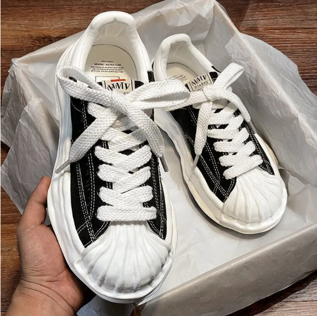 2025 dad shoes dissolving shoes mm casual low-top Japanese wasteland style low-top sports shoes