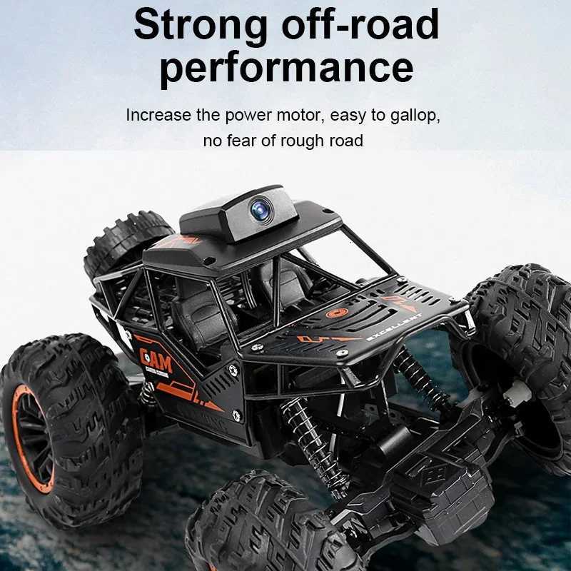 Rc Car With HD Camera FPV WIFI Machine On Remote Control Stunt 118 24G SUV Radiocontrol Climbing Toys For Kids on a SignT251010