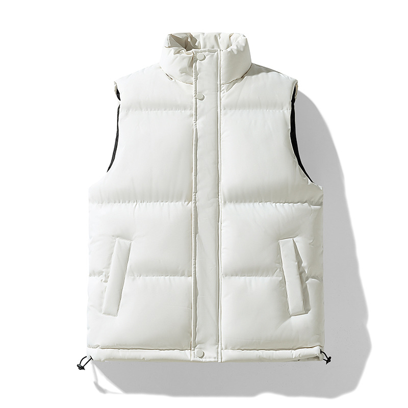 M-8XL large size stand collar winter thick cotton vest unisex same style cotton jacket waistcoat