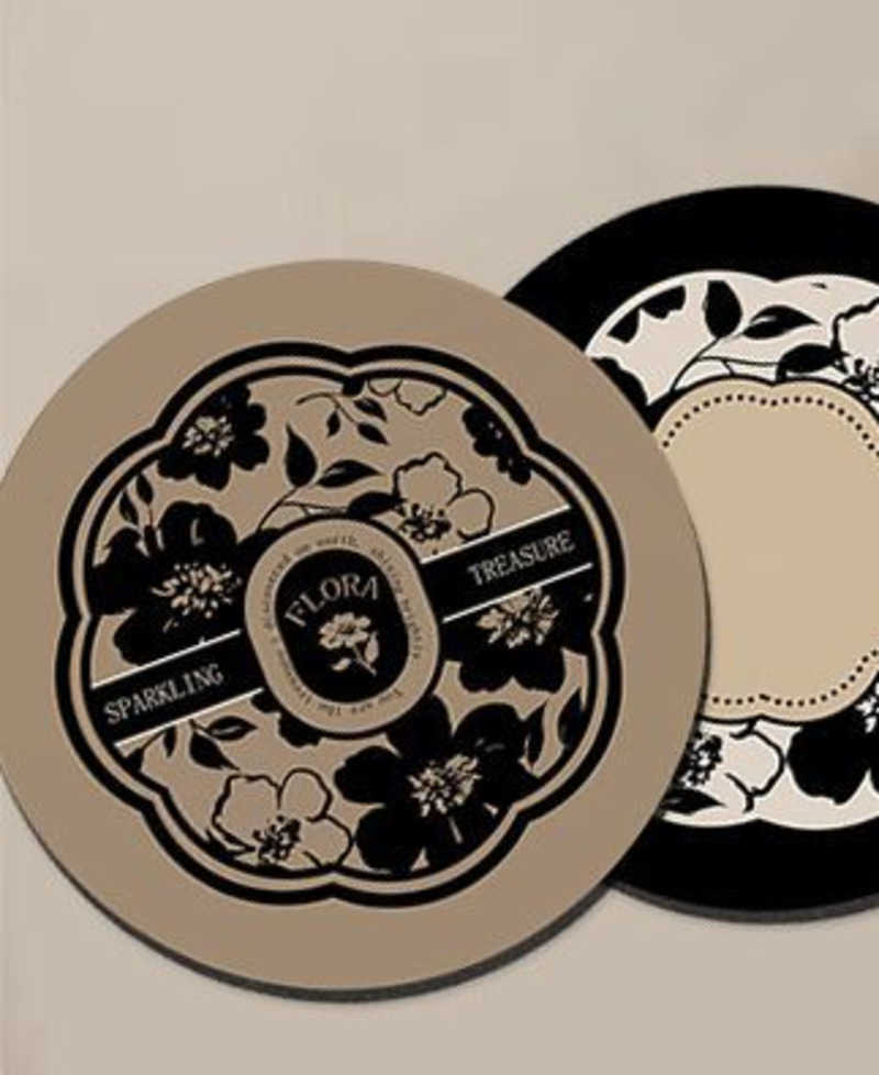 Vintage Style Coaster Water Absorbent NonSlip Ins Style Heat Resistant Mat DirtResistant QuickDry Household Coffee Bowl Plate Tea Cup Mat C251010