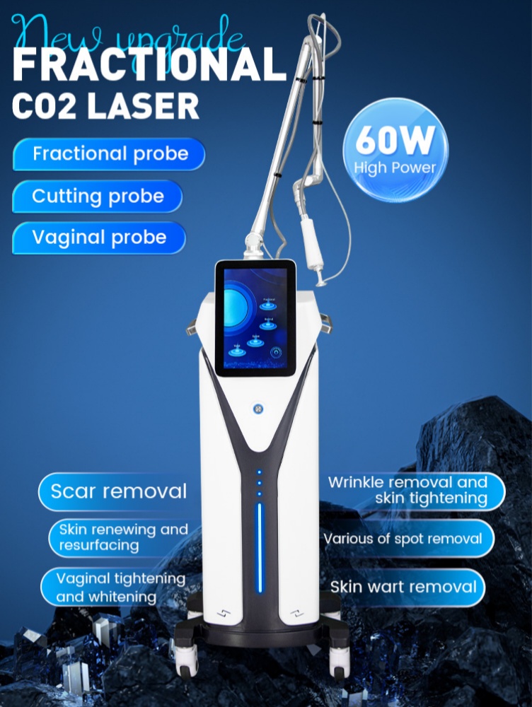 Professional For CO2 Laser Fractional Picosecond Laser Acne Removal Skin Wrinkle Removal Stretch Mark Rejuvenation And Beauty
