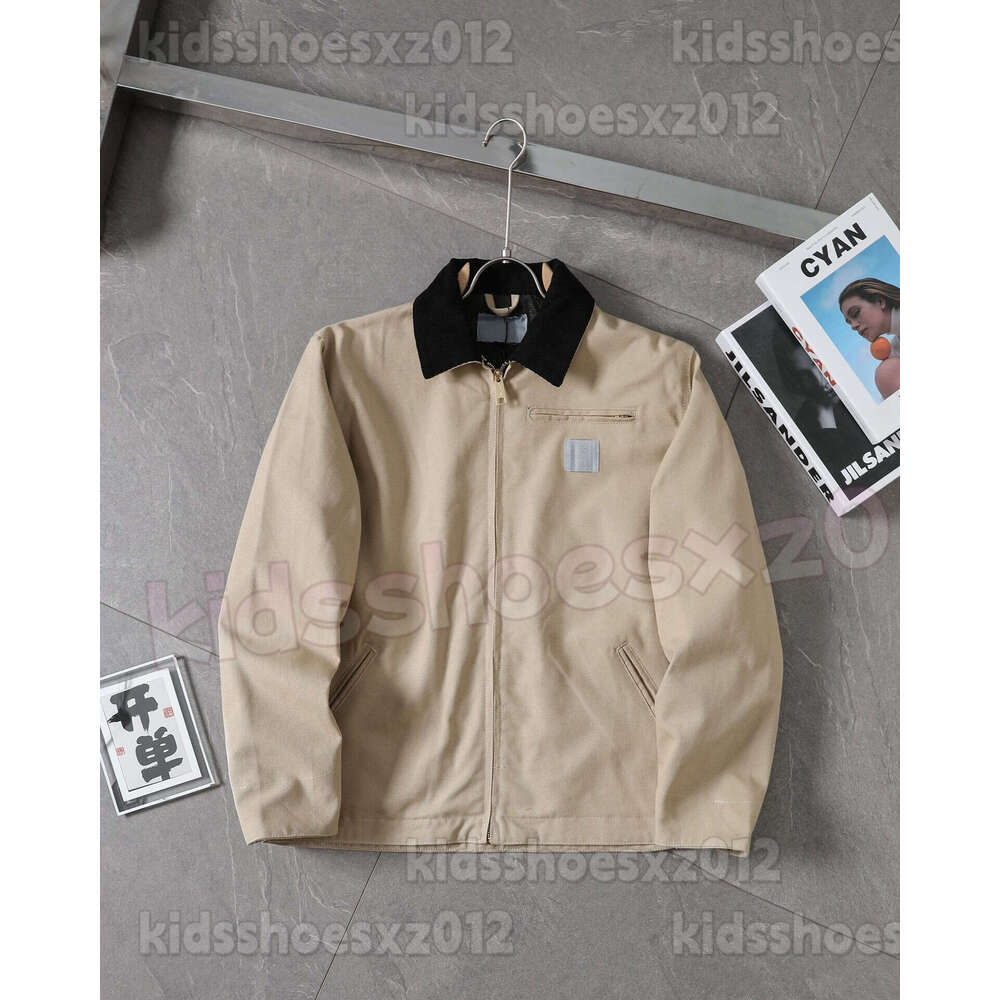 Carharttness Windbreaker Heavyweight Carha Jacket Detroit Unisex Couple American Retro Washed Workwear Monclor Cotton Coat Trendy Kids Clothes Size S-XL
