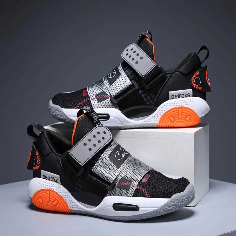 New Brand Childrens Basketball Shoes For Boys Girls Nonslip Kids Sport Shoes Lightweight Outdoor Sneakers Trainers Footwear W251010