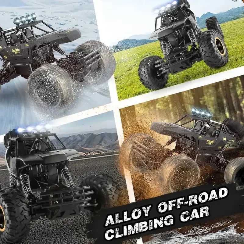 New 4WD RC OffRoad Car 112116 Remote Control Car Electric RC Buggy Car With Led Light Radio 24G Truck Model Kids Toys GiftsT251010