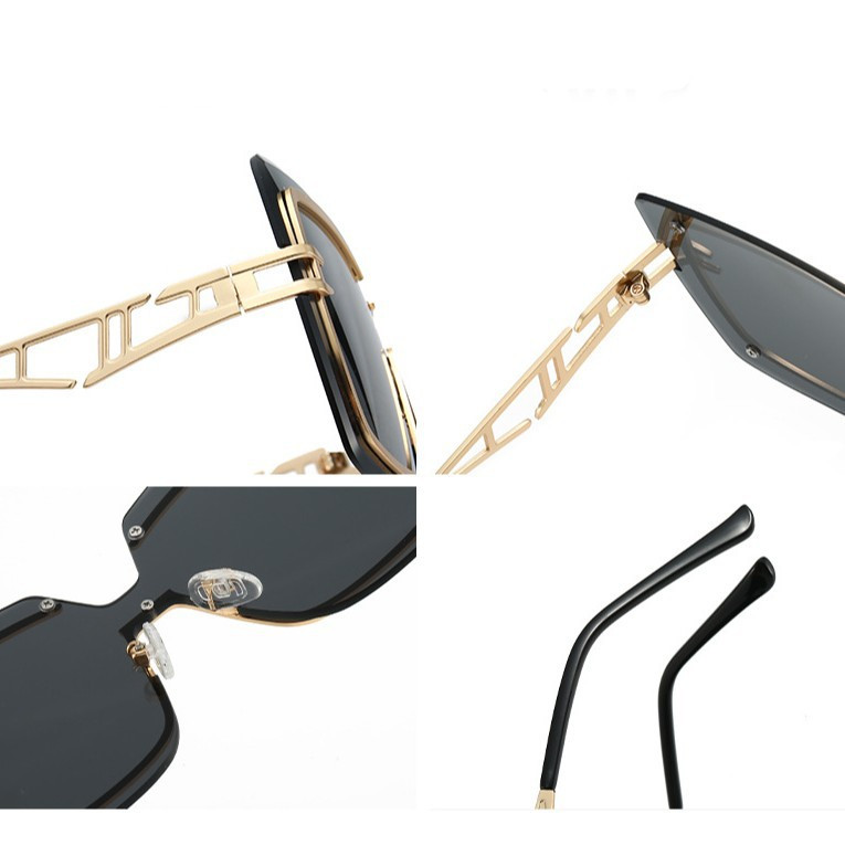 Designer Sunglasses For Men Women Polarized Sunglasses Fashion Classic Square Sunglasses Luxury Goggle Pilot PC Frame Oversized UV400 Eyewear KP81099