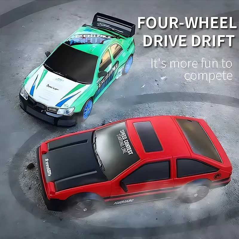 24G Fast Drift RC Car 4WD Toy Remote Control Model AE86 RTR Vehicle RC Car Racing Cars Childrens Toy Christmas GiftsT251010