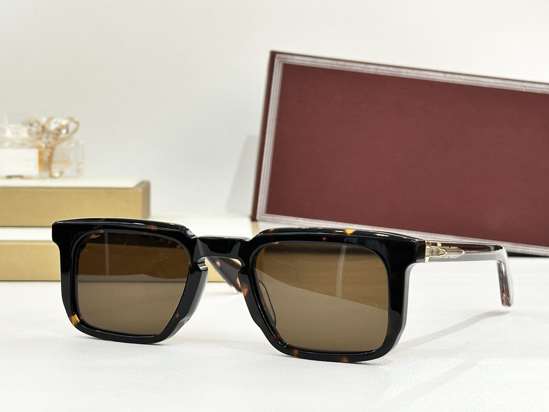 Sunglasses For Men Women Fashion MOSCOVAI Designer Stylish High Street Catwalk Style Anti-Ultraviolet UV400 Acetate Rectangle Full Frame Glasses With Box