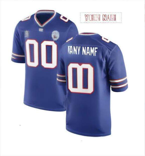 Personalized Custom 2025 Rivalries Football Jersey Josh Allen Coleman Joey Bosa Gabriel Davis Von Miller Dawson Knox Jim Kelly Embroidered Free shippi