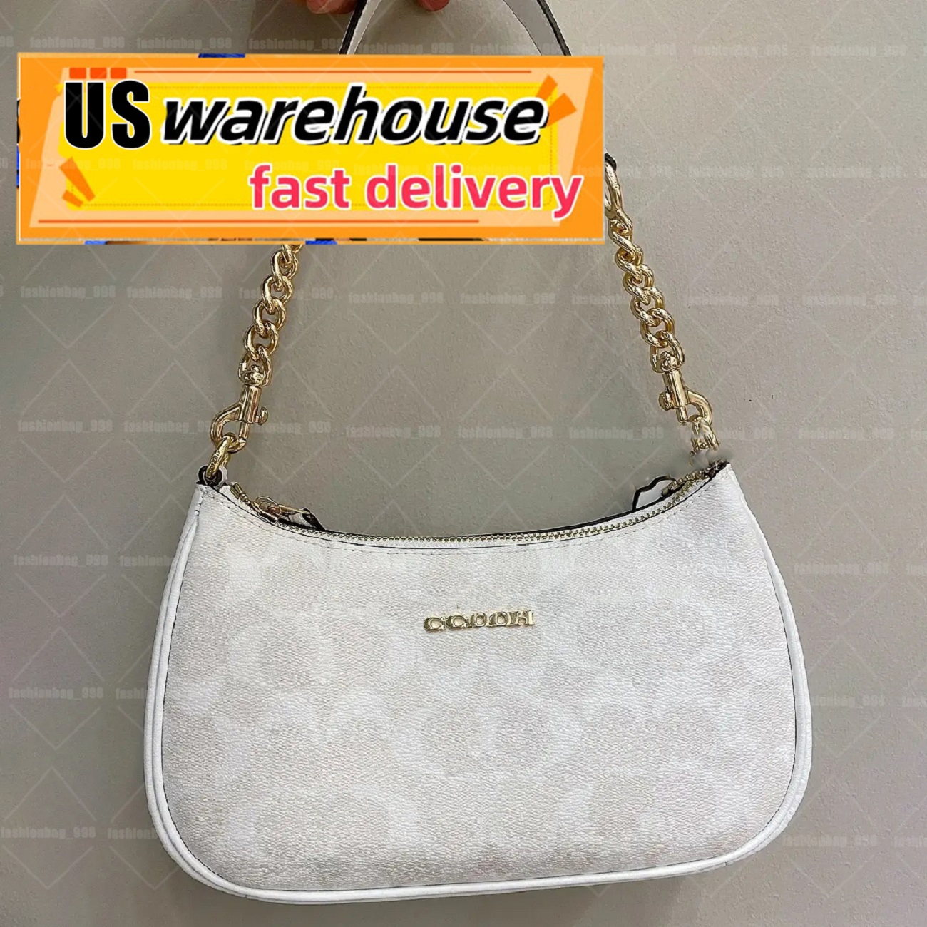 Designer Bags Shoulder Bags crossbody bags Underarm Small wallet bag Handbags Women Half-moon ladies Baguette Purse Chain Strap Croissant bag Chain Bag 001AB