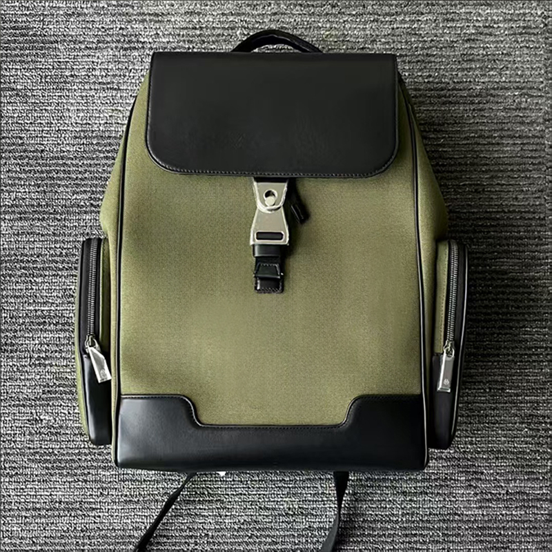 Backpacks Mens Schoolbag Rim0 Fashion Leather Striped Business Bag Business Senior Computer bag Large Capacity Travel Commuter Shoulder Bags