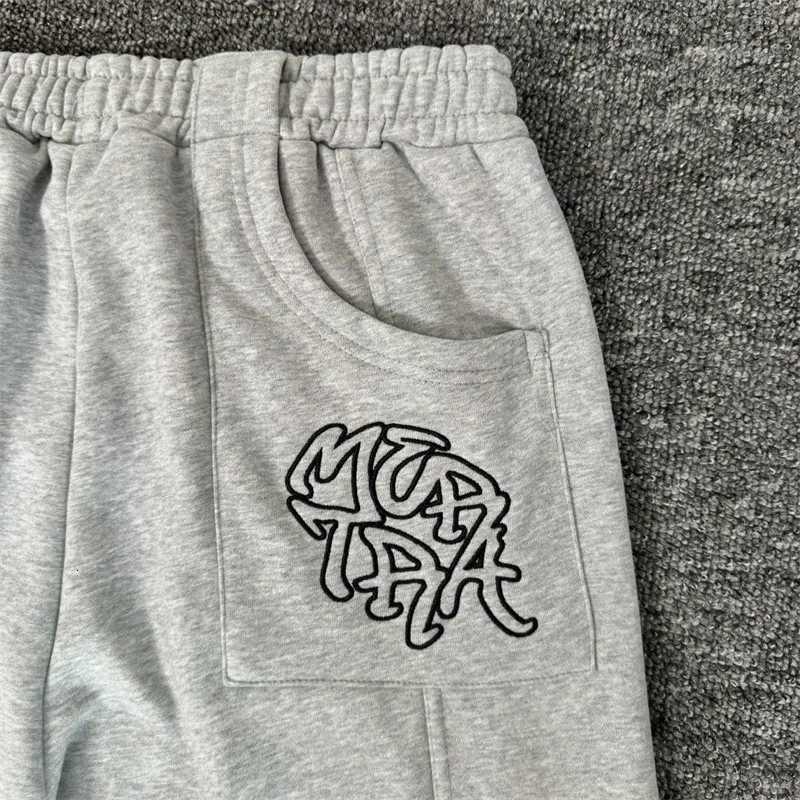 Oversized Mertra Embroidery Pants Men Women Pure Cotton Casual Trousers Jogger Drawstring Sweatpants X251010