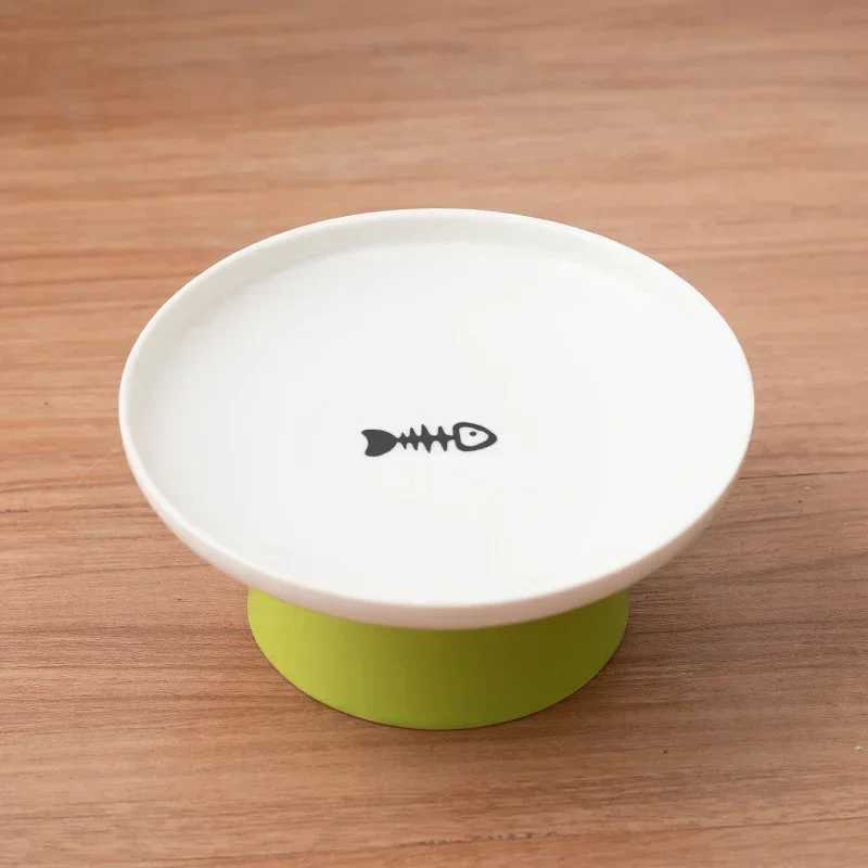 Cat Bowl Ceramic Pet Bowls Cat Dog Bowl Dish Pet Food Plate Kitten Water Dish Feeder Dog Bowl Feeder for Cats Pet Accessories C251009