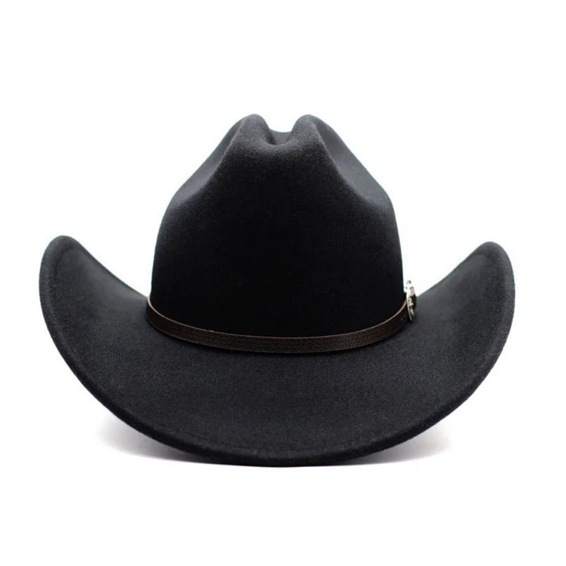 Vintage Western Cowboy Hat For Mens Gentleman Lady Jazz Cowgirl With Leather Wide Brim Cloche Church Sombrero Hombre Caps251010