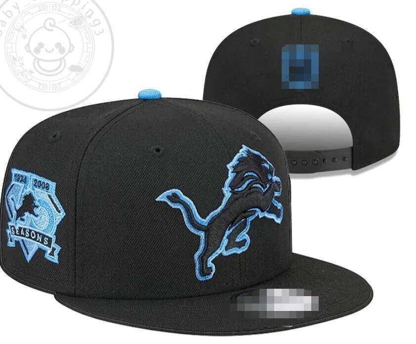 Men's Classic cap Lions Flat Peak series Snapack Strapback Snapback Closed Caps Fashion Hip Hop Women Baseball Sports All Team Fitted Hats a17