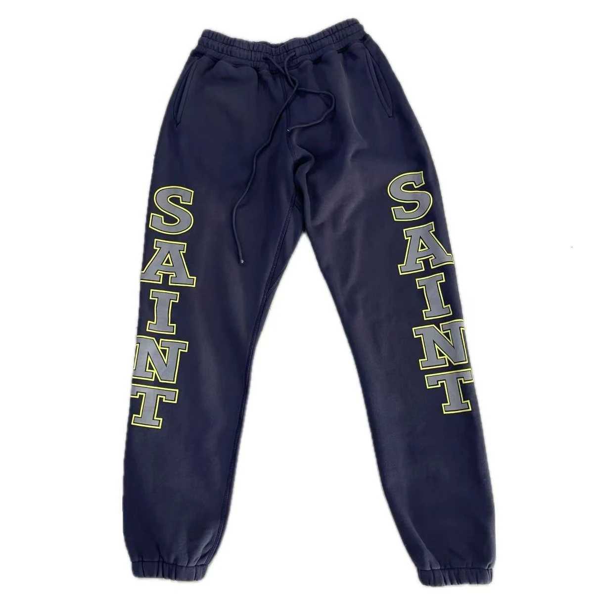 2025fw SAINT GLOBAL HORROR Pants Men Women High Quty Trousers Jogger Drawstring Sweatpants X251010