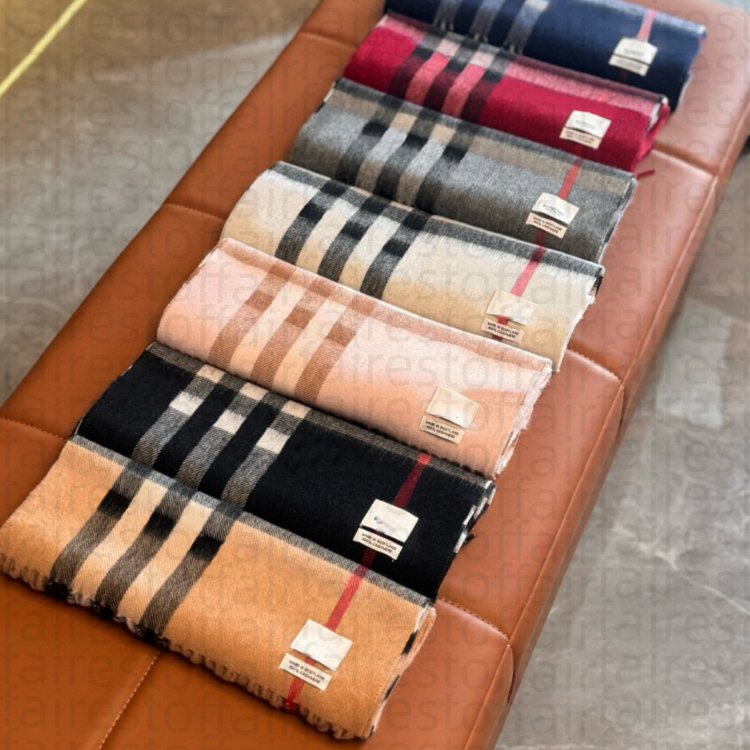 Scarf Designer Scarf for women PLAID letters scarf designer for women Luxury scarf big Shawls brand Scarves Winter 100% Cashmere big Wraps for women gift