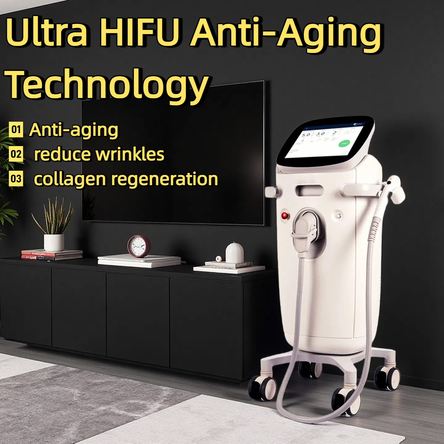 The Best Ultra HIFU Anti-Aging Technology Anti-aging Reduces Wrinkles And Stimulates Collagen Regeneration Efficient And non-invasive Facial Contourin