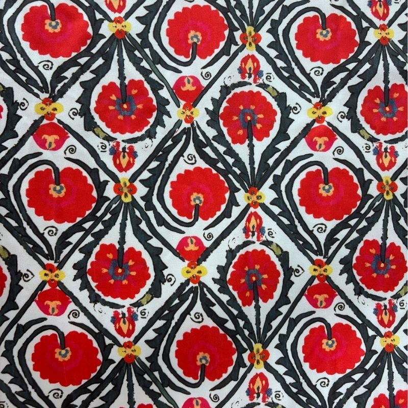 Women's Autumn Winter Floral Print Long Sleeve Maxi Dress - Elegant Versatile Casual Dress-CF55125