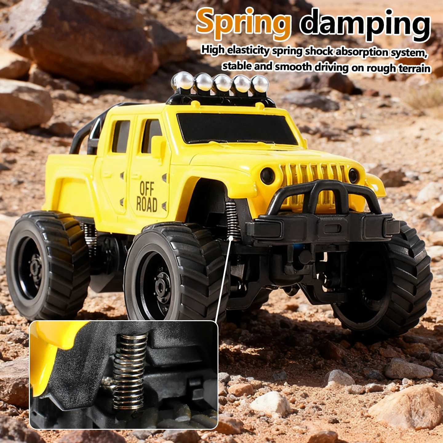 SENNIXIONG 164 MINI Alloy RC OffRoad Car All Terrain Vehicle RTR Speed Drift SUV Climbing Truck Toy for Children Holiday GiftT251010