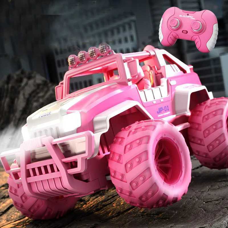 RC Toys Girls Gift Pink Gifts RC CARS Toy Climbing Car Remote Controlled Off Road Vehicle Children Toy Car Christmas GiftT251010