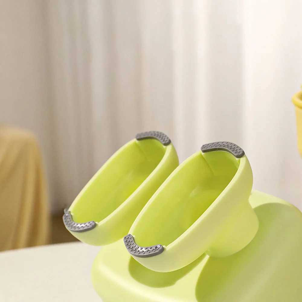 Cute BigEye Robot Elevated Cat Bowl NeckProtecting WaterFood Integrated Bowl AntiTip Feeding Bowl for CatsDogs C251009