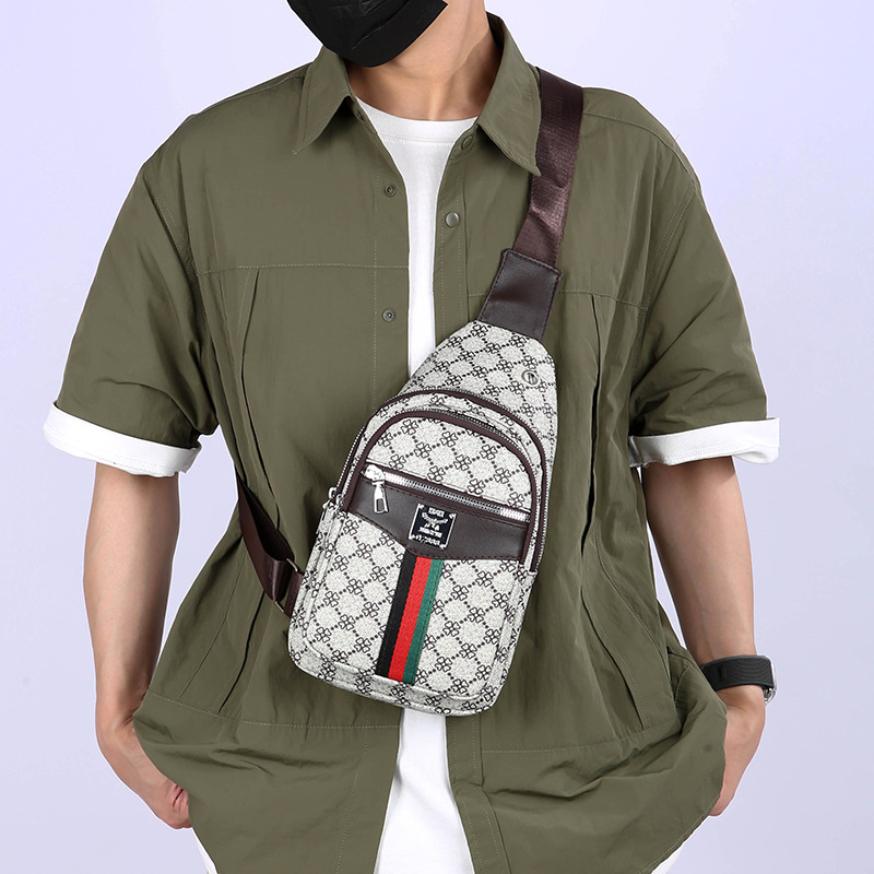 Designer Bag Unique Chest Crossbody Bag For Women Waterproof Lightweight Outdoor Casual Luxury Bag Shoulder Bag Trendy Cool PU Fashion Men's Ches