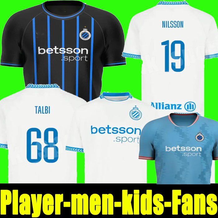 2025/26 Club Brugge Soccer Jerseys TZOLIS JUTGLA VETLESEN VERMANT ONYEDIKA NILSSON NIELSEN MIGNOLET JASHARI ORDONEZ MECHELE Men kids kit socks football shirts S-4XL