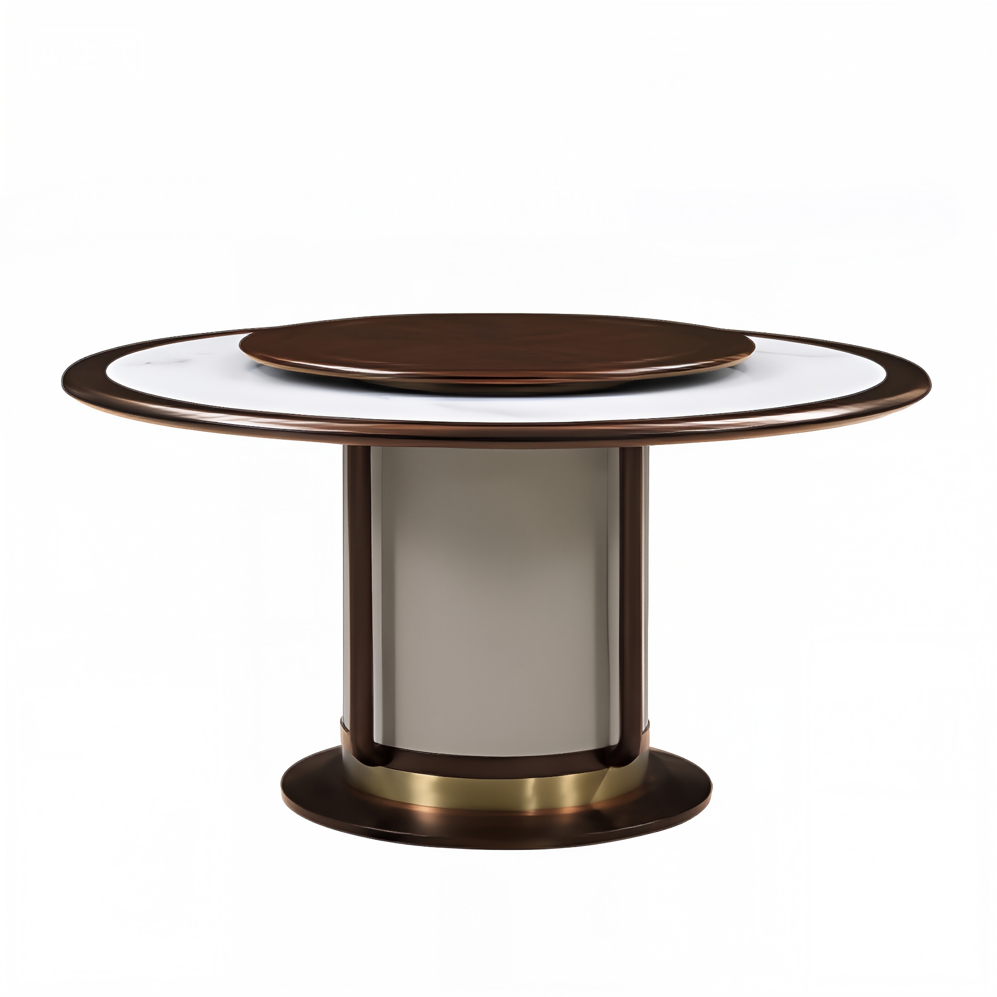 Zhong zhixin High-end design The Chinese-style dining table is meticulously crafted from solid wood