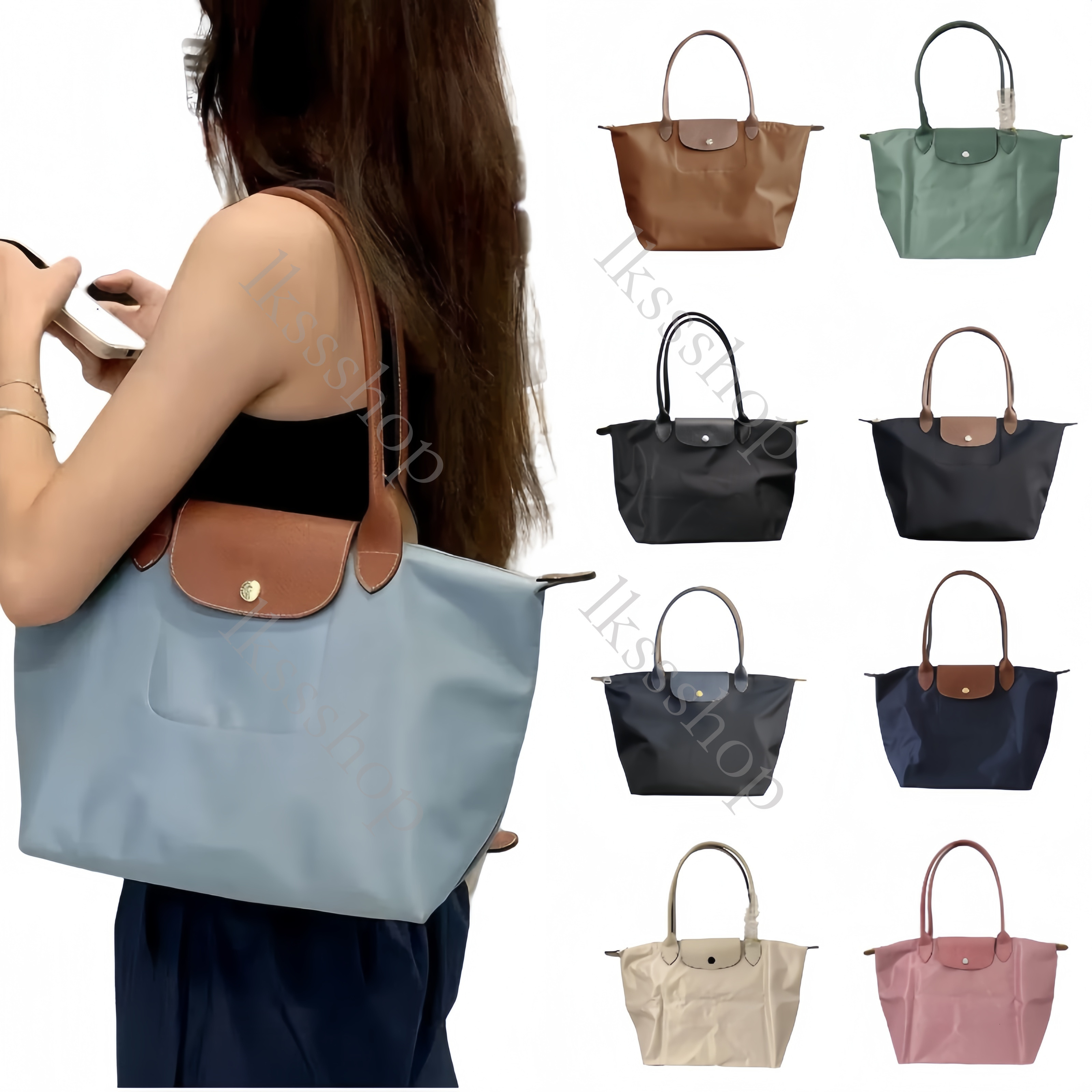 2025 Longlys Champlys bag Designer Bag Tote Branded Handbag Beach Travel Nylon Shoulder Longly Champes Bags Shopping Capacity Waterproof longly Choopity Bags