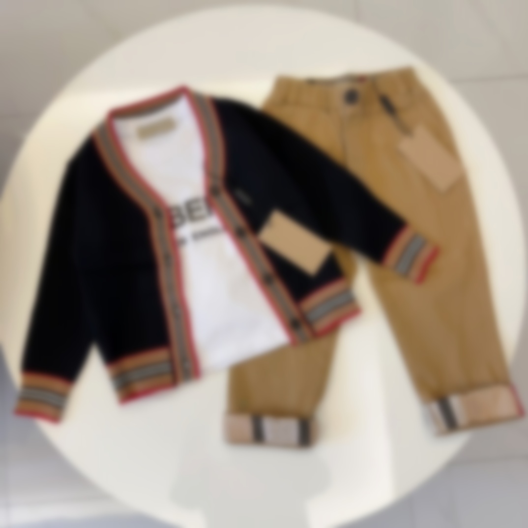 kid tracksuirt baby sweater pant kids Open Stitch clothe kids designer clothes partydress streetwear child sweaters sets girl boy tracksuit fashion comfortable