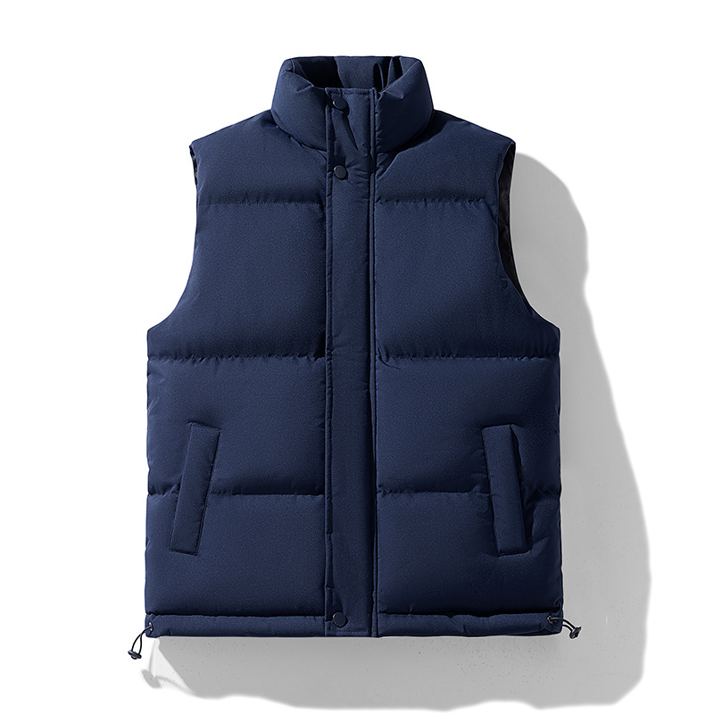 M-8XL large size stand collar winter thick cotton vest unisex same style cotton jacket waistcoat