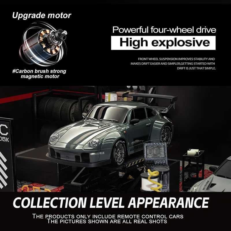 4WD RC Drift Car With LED Light 24G Radio 20KMh High Speed Remote Control Racing Cars Vehicle Model Toy Gift for Boy Girl KidT251010