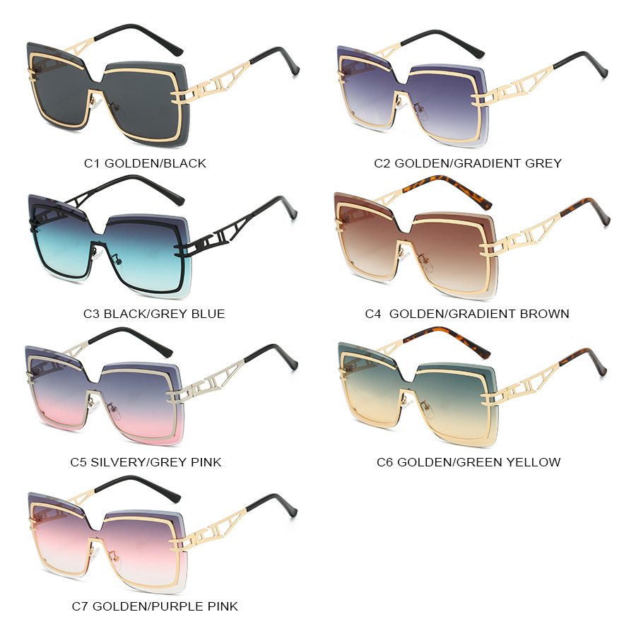 Designer Sunglasses For Men Women Polarized Sunglasses Fashion Classic Square Sunglasses Luxury Goggle Pilot PC Frame Oversized UV400 Eyewear KP81099