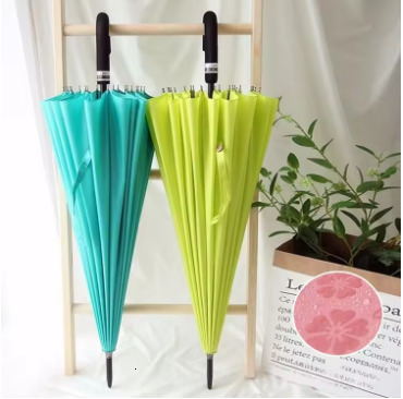 2020 Hot Sale Water FlowerLong Handle Oversized Umbrella 24 Rib Golf Straight Can Resist Strong Wind Woman Man Paraguay