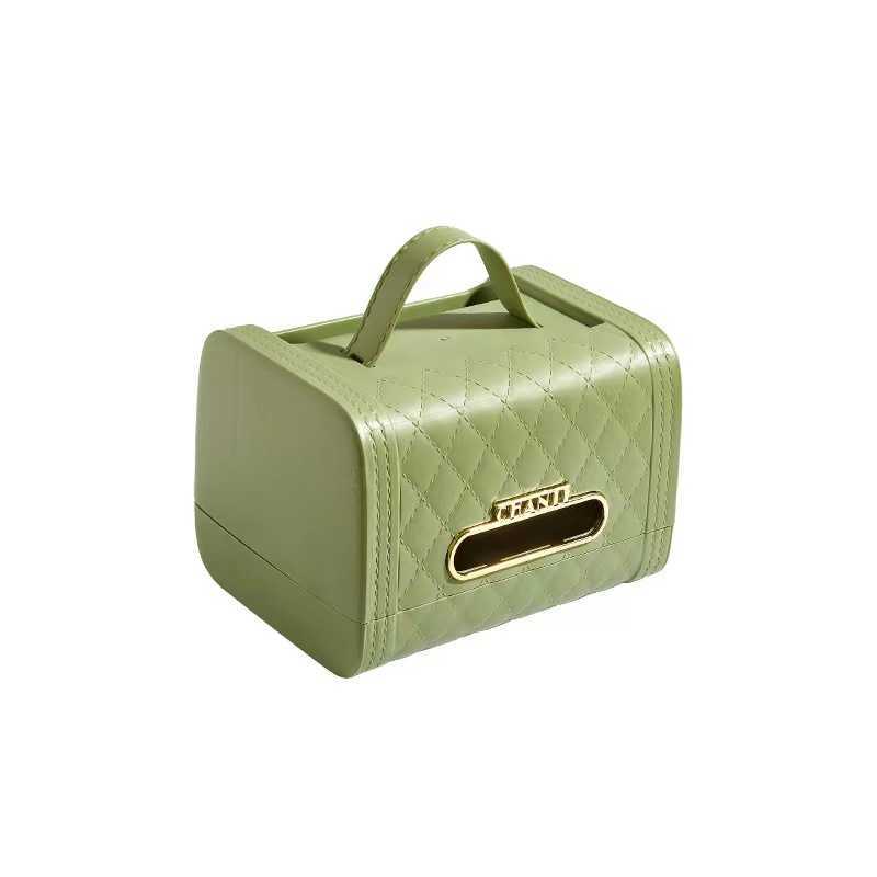 Xiaoxiangfeng Tissue Box for Home Use Living Room Kitchen Tissue Box Bedroom Desktop Ins Style Bagshaped Napkin Box C251010