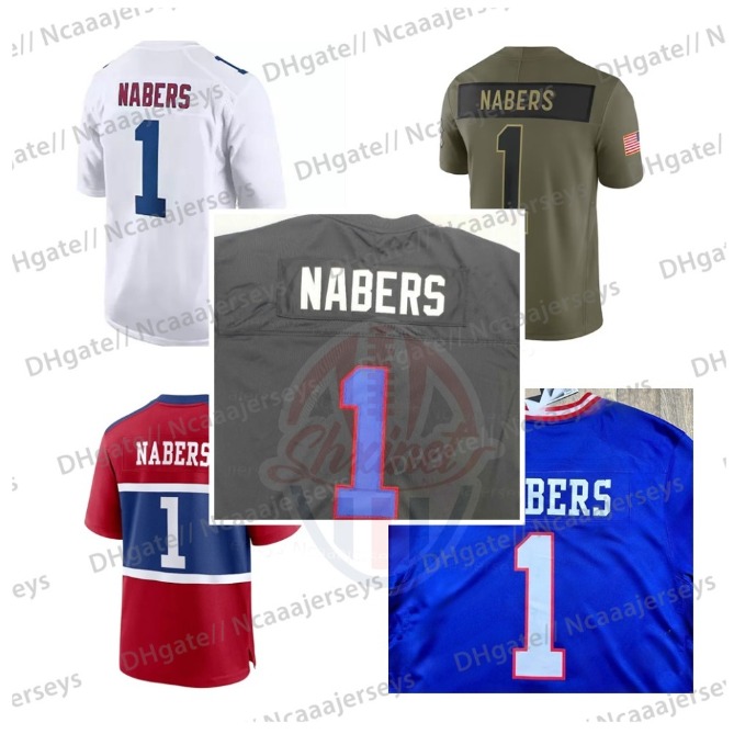 Jaxson Dart Football Jersey Cam Skattebo Brian Burns Abdul Carter Malik Nabers Custom Football Jerseys Any Name Number Mens Womens Youth
