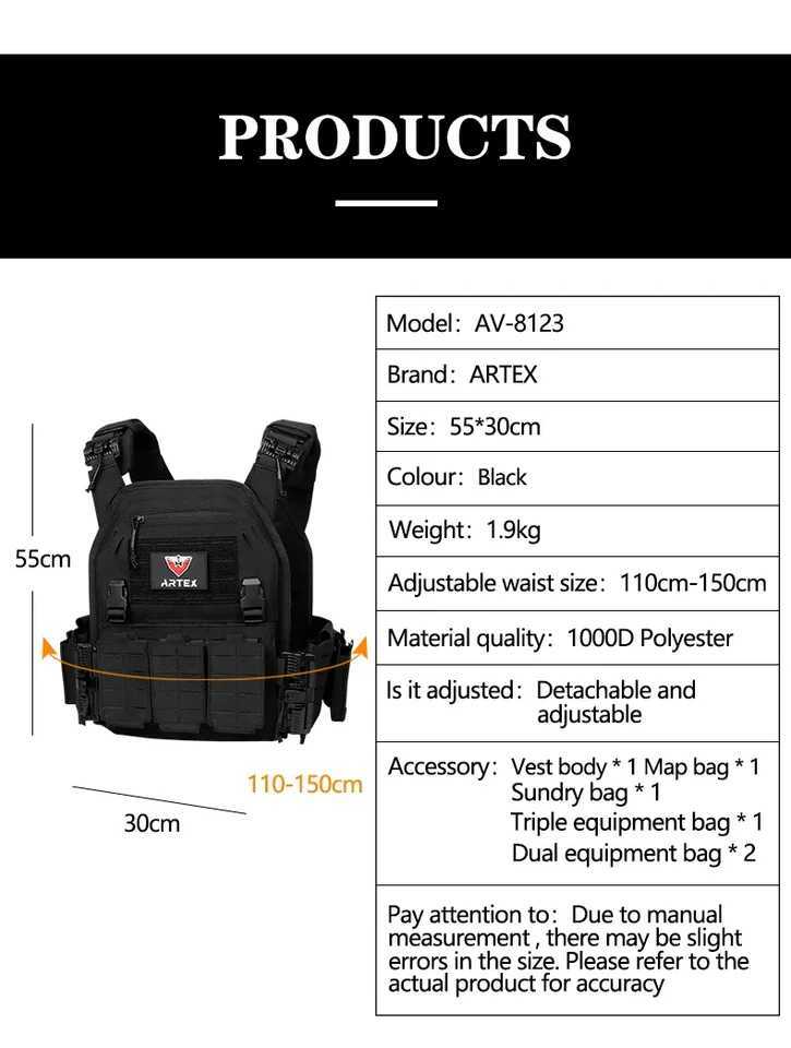 Ranger Green Plate Carrier Tactical Vest With Quick Release Security Molle Tactical Vest Bandolier Laser Cut Vest XJ250730XJ251114