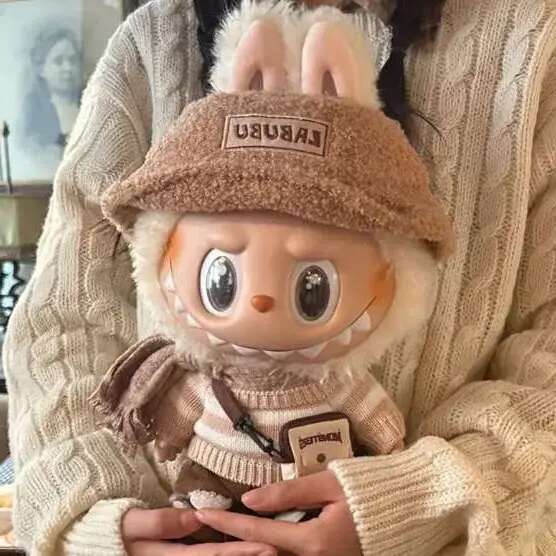Big Labubu 38Cm THE MONSTERS DRESS BE LATTE Vinyl Plush Doll 3Rd Generation For Gifts