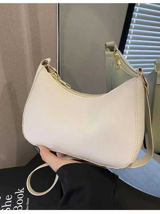 New Womens Fashion Handbags Retro Solid Color PU Leather Shoulder Underarm Bag Casual Women Handbags Designer Bag for WomenW251101