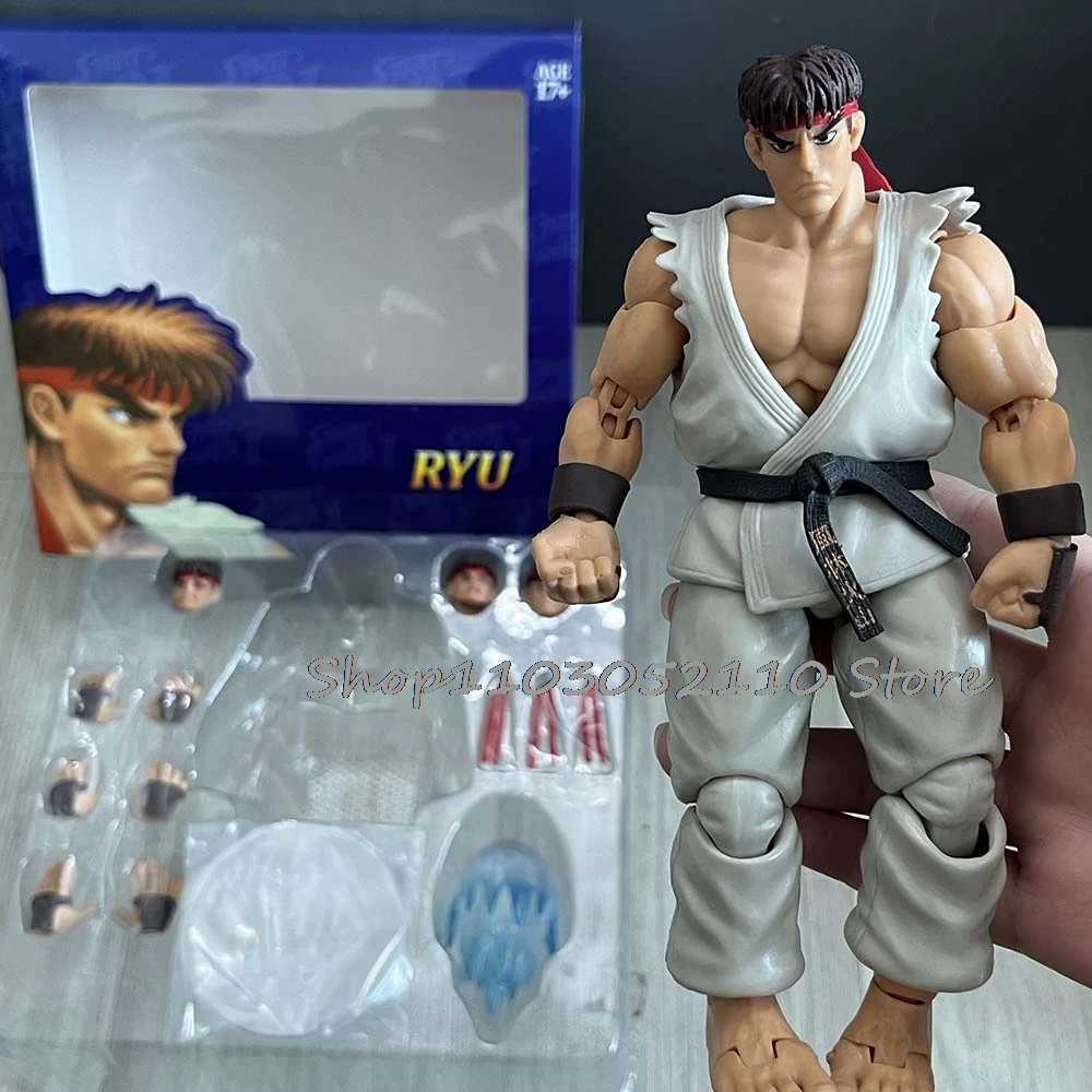 ST Street Fighter Guile Ken Ryu Action Figure Anime The Final Challengers Model Doll Statue Joint Movable Movie Toys Gifts W251114