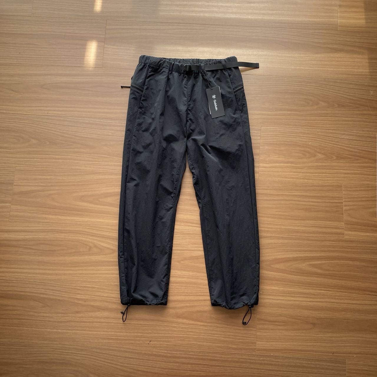 Men's Pants Goldwin Loose Straight Sweatpants Thin Adjustable Belt Elasticity Trousers Men Women Casual Hem Drawstring Quick Drying Z260315