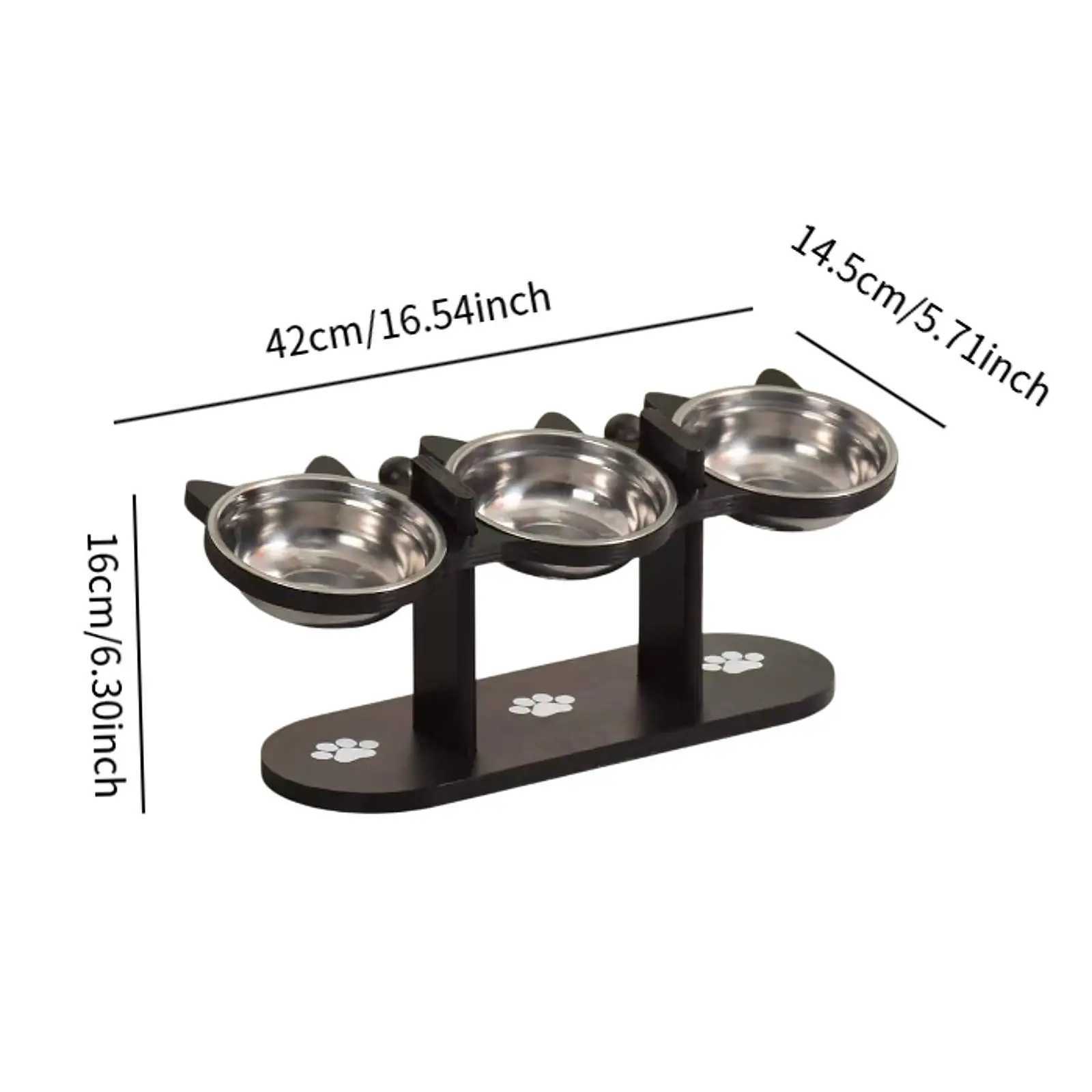 Elevated Cat Bowls Lightweight Pet Food Feeder for Small Dogs Cats Puppy Raised Stand Anti Vomit C251009
